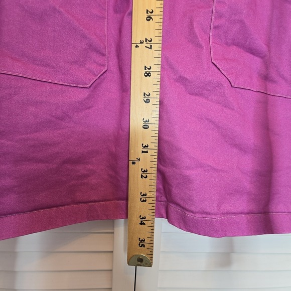 THE KIT Cargo Dress SS Dottie Blush Pink‎ Colorblock Women Medium Relaxed Cotton - Picture 15 of 16